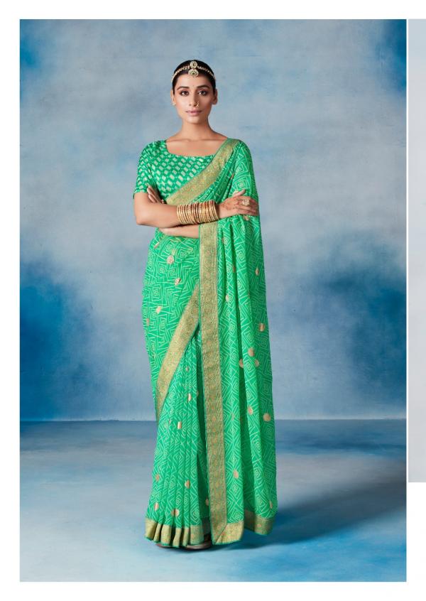 Stavan Amaya Fancy Designer Georgette Saree Collection